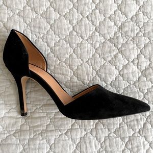 J. Crew D’Orsay Suede Pumps